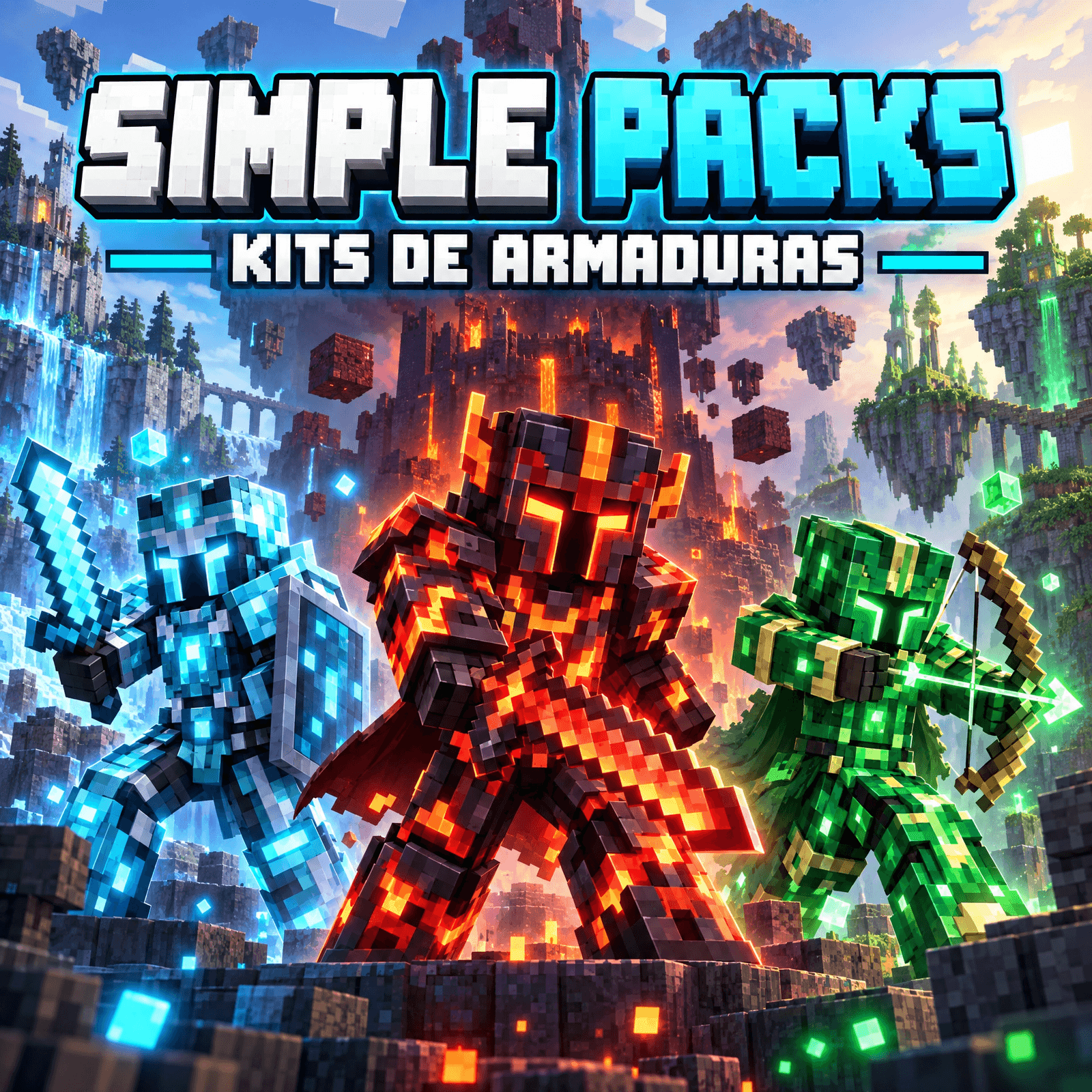 Simple Pack Armor Set +30 (Spanish)